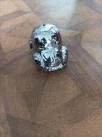 Zilverkleurige auto kever spaarpot, Verzamelen, Spaarpotten, Ophalen of Verzenden, Gebruikt, Steen, Aardewerk of Keramiek, Vervoermiddel