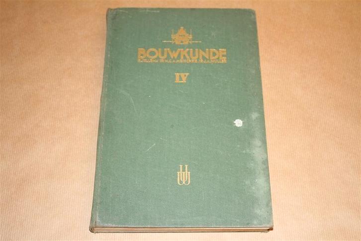 Bouwkunde Deel IV - Jellema - 1954 !!, Boeken, Techniek, Gelezen, Bouwkunde, Ophalen of Verzenden
