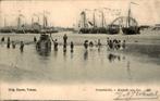 Katwijk aan Zee - Strand - Boten, Ophalen of Verzenden, Voor 1920, Gelopen, Zuid-Holland