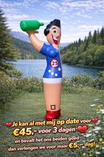 Opblaasbare Halve Sarah pop te huur, Ophalen of Verzenden, Gebruikt, Feestartikel, Abraham of Sarah