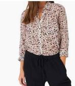 Xirena prachtige luchtige blouse katoen/zijde mt L/M ZGAN, Kleding | Dames, Blouses en Tunieken, Maat 42/44 (L), Zo goed als nieuw