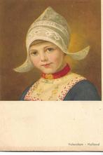 volendam  klederdracht  kunstatelier vermeer, Verzamelen, Ansichtkaarten | Themakaarten, Verzenden, 1920 tot 1940, Ongelopen, Klederdracht