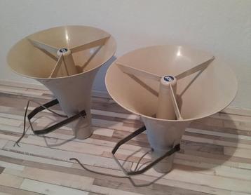 Prachtige grote coole vintage RCF SPEAKERS nieuwstaat  beschikbaar voor biedingen