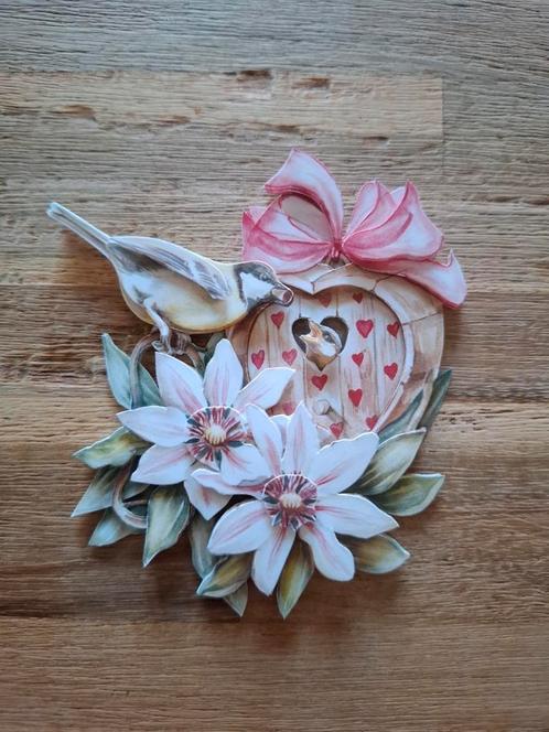 3D plaatje kant en klaar, Hobby en Vrije tijd, Kaarten | Zelf maken, Zo goed als nieuw, Knipvel, Kerst, Ophalen of Verzenden