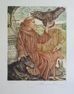 Exlibris / Ex libris S. Kirnitsky, Franciscus van Assisi, Verzenden