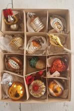 lotje oude oranje en gele kerstballen, Ophalen of Verzenden, Gebruikt