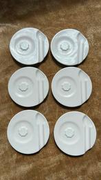 6x schotels van Douwe Egberts, Ophalen, Zo goed als nieuw, Kop(pen) en/of Schotel(s)