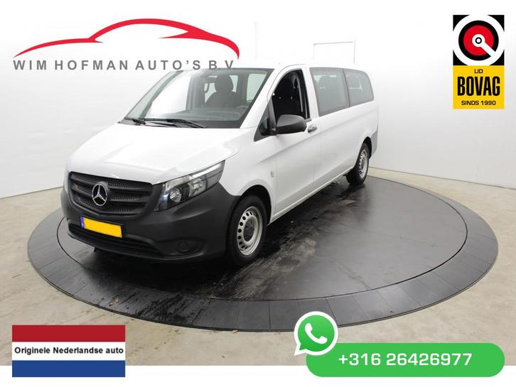 Mercedes-Benz Vito 109 BlueTEC XL L3 9 Personen Airco BPM-Vr, Auto's, Mercedes-Benz, Bedrijf, Te koop, Vito, ABS, Airbags, Airconditioning
