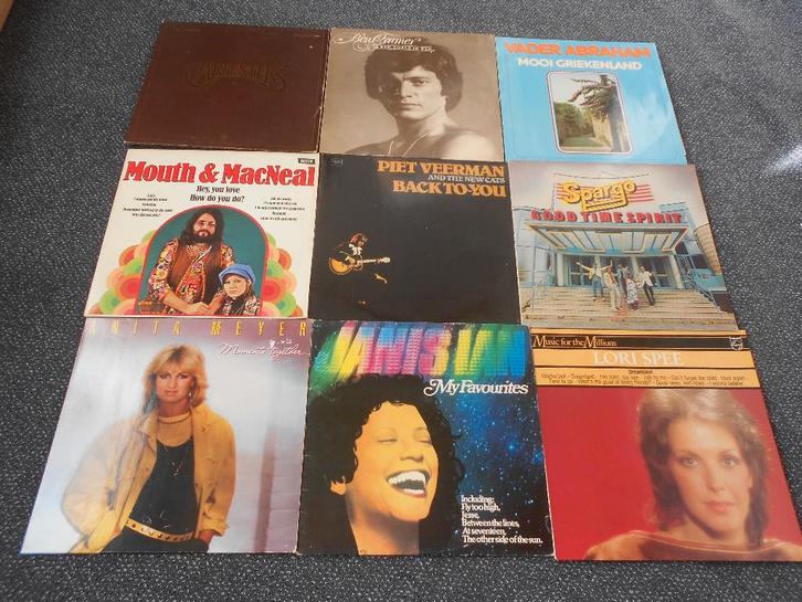 kleine partij LP,S  ( 51 ), Cd's en Dvd's, Vinyl Singles, Gebruikt, Overige typen, Pop, 12 inch, Ophalen of Verzenden