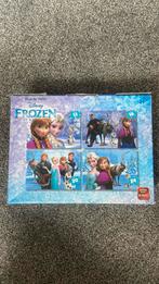 4 Frozen Puzzels 12 / 16 / 20 / 24 stuks, Ophalen of Verzenden, 10 tot 50 stukjes, Gebruikt
