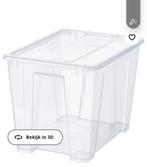 6 keer samla ikea 65 liter box met deksel, Ophalen of Verzenden, Zo goed als nieuw