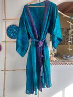 Zijden tie dye kimono uit India  one size, India, Verzenden, Nieuw