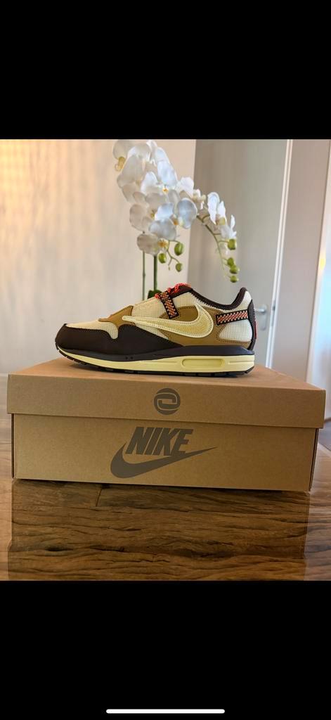 Nike Air Max 1 Travis Scott Cactus Jack Baroque Brown 42, Kleding | Heren, Schoenen, Nieuw, Bruin, Ophalen of Verzenden