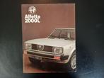 ALFETTA 2000L mooie brochure folder orig. NL Alfa Romeo, Ophalen of Verzenden, Zo goed als nieuw, Alfa Romeo
