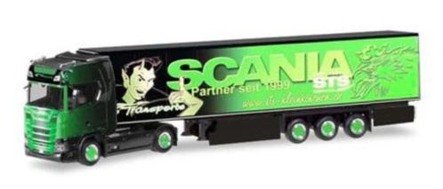 Scania CS HD K.Sz. GS Transporte Herpa, Hobby en Vrije tijd, Modelauto's | 1:87, Nieuw, Bus of Vrachtwagen, Herpa, Ophalen of Verzenden