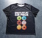 Te koop nieuw zwart T-shirt met print (maat: 3XL)., Ophalen of Verzenden, Nieuw, Zwart, Shirt