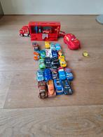 Cars Auto's Verzameling met Trailer + Extra's!, Ophalen, Gebruikt