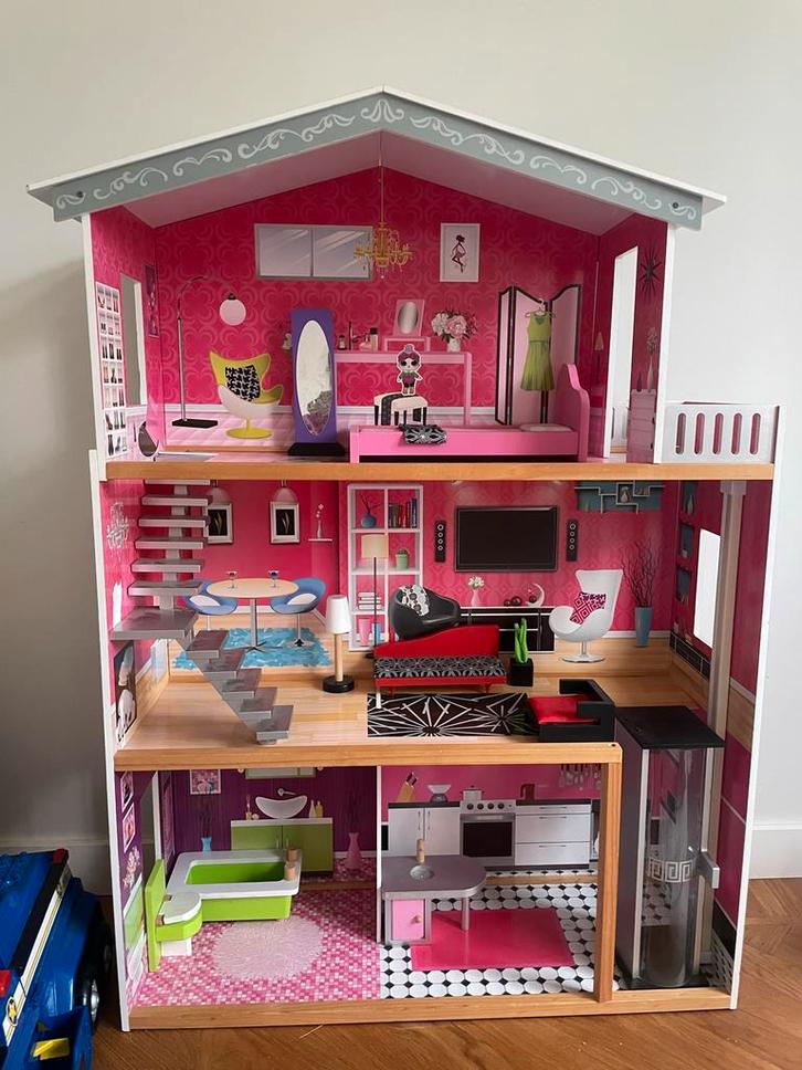 Bandits and Angels Poppenhuis - Goede Staat, Kinderen en Baby's, Speelgoed | Poppenhuizen, Gebruikt, Poppenhuis, Ophalen