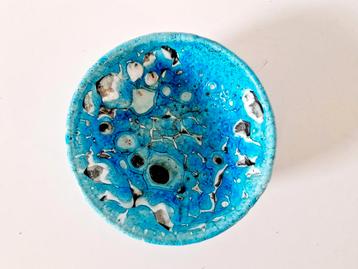vintage keramieke schaal lava glazuur west germany stijl   beschikbaar voor biedingen