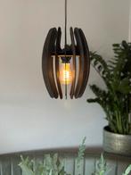 Hang lamp uniek design laser gesneden uit hout, Verzenden, Zo goed als nieuw, Hout, Minder dan 50 cm