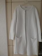 Be Pure lang vest maat L = 40 wit gebreid kabelsteek ZGAN, Maat 38/40 (M), Verzenden, Wit, Zo goed als nieuw