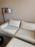 Zitmaxx tweezits bank 233 cm met losse poef / ottoman, Ophalen, 100 tot 125 cm, Tweepersoons, Zo goed als nieuw