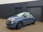 Fiat 500 0.9 85pk Twinair Turbo 2011 Blauw lange apk, Auto's, Voorwielaandrijving, 31 €/maand, 905 kg, Origineel Nederlands