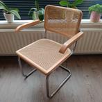 Thonet stijl Cesca Breuer buisframe stoel hoit rotan webbi, Huis en Inrichting, Stoelen, Bruin, Nieuw, Ophalen of Verzenden, Japandi Scandinavisch Bauhaus design