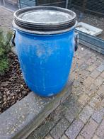 Voorraad ton met deksel, Tuin en Terras, Regentonnen, 150 liter of meer, Ophalen of Verzenden, Zo goed als nieuw
