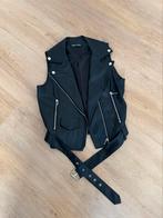 SHEIN zwart leren gilet maat S, Ophalen of Verzenden, Zo goed als nieuw, Maat 36 (S), Zwart