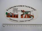 sticker ALINGHOEK camping drouwen drenthe retro cafe vintage, Verzamelen, Stickers, Verzenden