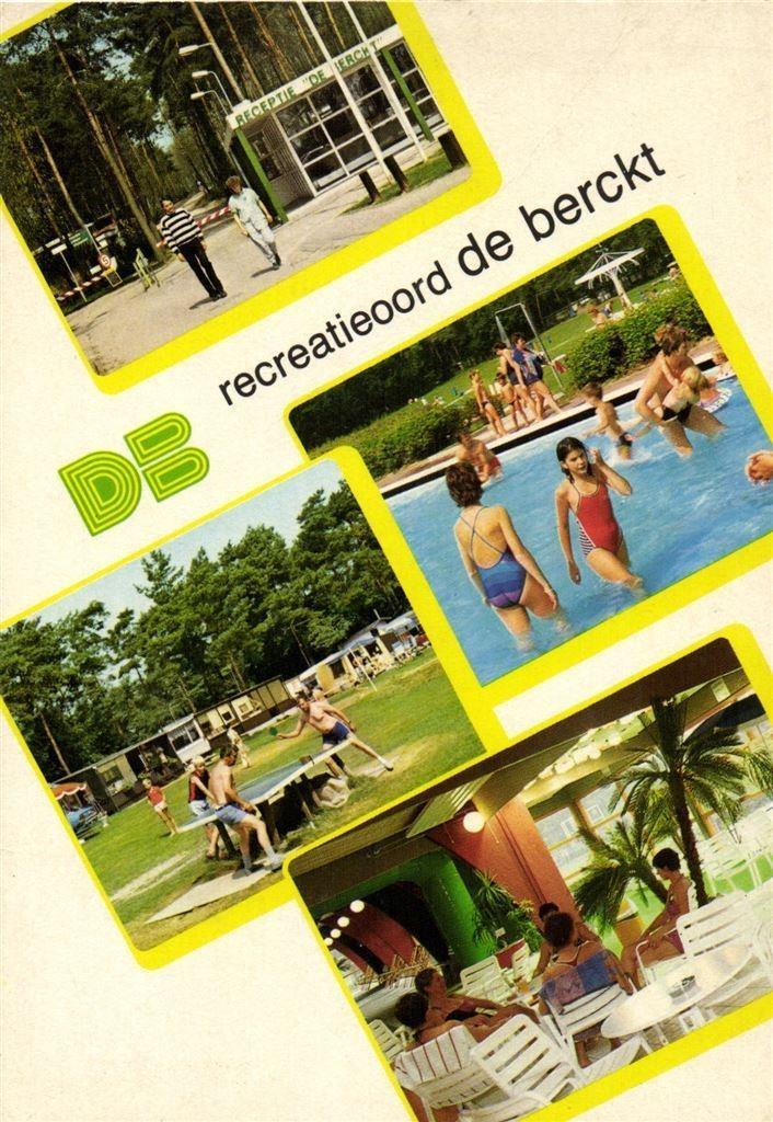 Recreatieoord de Berckt - Baarlo - 4 afb - 1989 gelopen, Verzamelen, Ansichtkaarten | Nederland, Ongelopen, Noord-Brabant, Voor 1920