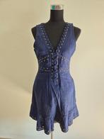 J565 - Ongedragen blauwe Michael Kors jurk maat S (1), Kleding | Dames, Jurken, Maat 38/40 (M), Blauw, Nieuw, Ophalen of Verzenden