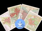 download plattegr. Amsterdam, Utrecht, Rotterdam Den Haag, Ophalen of Verzenden, 1800 tot 2000, Winkler Prins, Nederland
