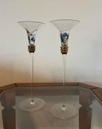 Kaarsenhouder glas (2 stuks), Ophalen of Verzenden