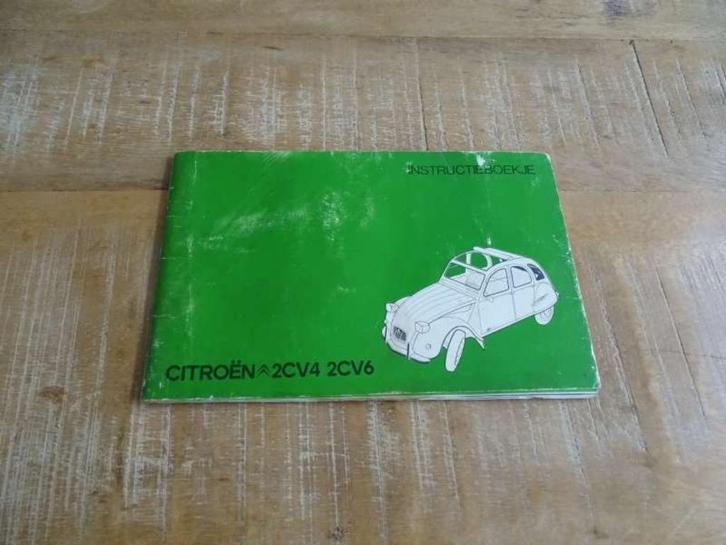 Citroen 2CV4-2CV6-Eend Instructieboekje - Handleiding - NL, Auto diversen, Handleidingen en Instructieboekjes, Verzenden