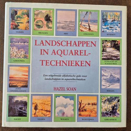 Landschappen in aquarel-technieken - Hazel Soan, Hobby en Vrije tijd, Schilderen, Zo goed als nieuw, Ophalen of Verzenden