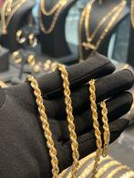 14k Rope Set Armband & Ketting - 65cm, Ophalen of Verzenden, Nieuw, Goud