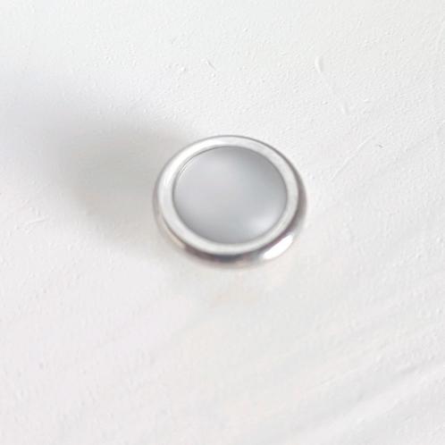 Zilverkleurige Melano vivid frosted 12mm, Sieraden, Tassen en Uiterlijk, Bedels, Verzenden