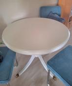 Tafel vintage, Huis en Inrichting, Tafels | Eettafels, Ophalen, Rond, 50 tot 100 cm