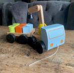 Ikea houten hijskraan Mula met aanhanger magnetische blokken, Ophalen, Zo goed als nieuw