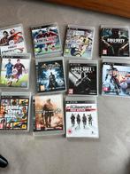 PlayStation 3 + 4 Controllers + 11 Games, Spelcomputers en Games, Ophalen, Phat, Met 3 controllers of meer, Gebruikt