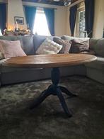 Ovalen salontafel met bolpoot - landelijk, Ophalen, 100 tot 150 cm, 50 tot 100 cm, Minder dan 50 cm