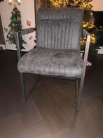 Vier eetkamerstoelen antraciet De Bommel (4x), Huis en Inrichting, Stoelen, Ophalen, Zo goed als nieuw, Overige kleuren, Vier