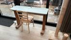 Kleptafel /dressoir met stoel, Ophalen, Zo goed als nieuw, Rechthoekig