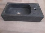 Hardstenen fontein blue limestone, Ophalen, Nieuw, Steen, Wastafel