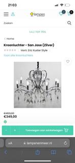 Kroonluchter San Jose (Zilver) - Eric Kuster Style, Huis en Inrichting, Lampen | Kroonluchters, Ophalen of Verzenden, Gebruikt
