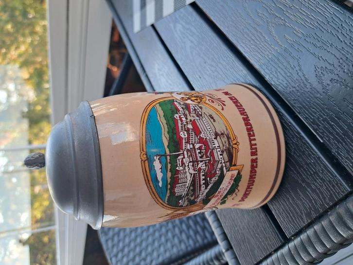 Antieke Duitse Bierpul, Antiek en Kunst, Antiek | Servies los, Ophalen of Verzenden