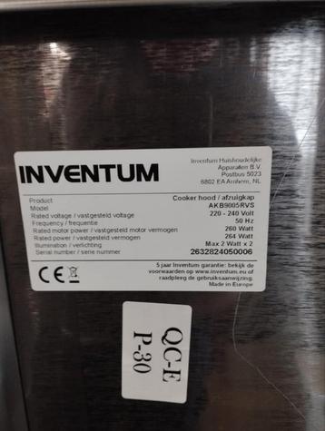 Inventum AKB9005RVS Afzuigkap - Zo Goed Als Nieuw beschikbaar voor biedingen