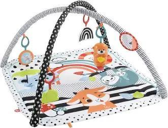 Fisher-Price 3-in-1 Baby Gym met Muziek & Licht, Kinderen en Baby's, Speelgoed | Speelkleden, Zo goed als nieuw, Ophalen of Verzenden